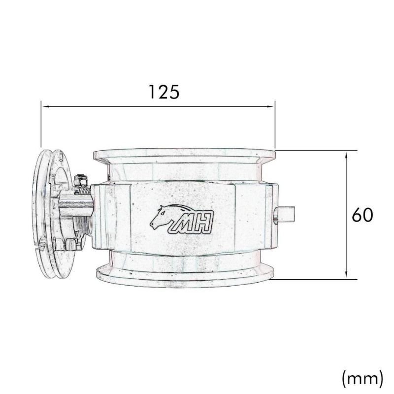 CORPO DE BORBOLETA 70MM V-BAND