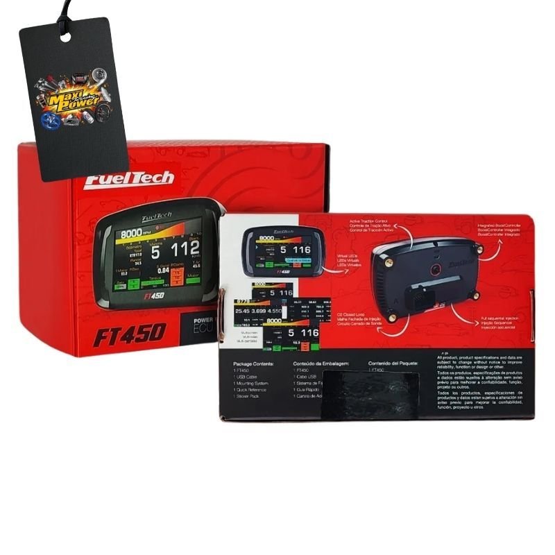 FT450 FUELTECH - COM CHICOTE 6MT MOTOR TRASEIRO