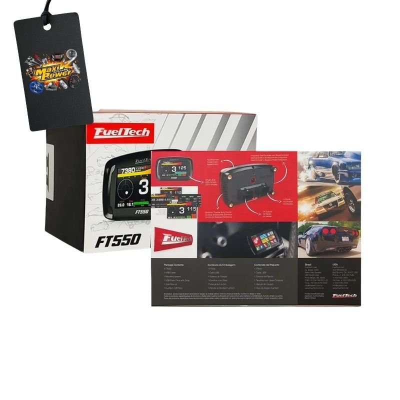 FT550 FUELTECH - COM CHICOTE A E B 6MT MOTOR TRASEIRO