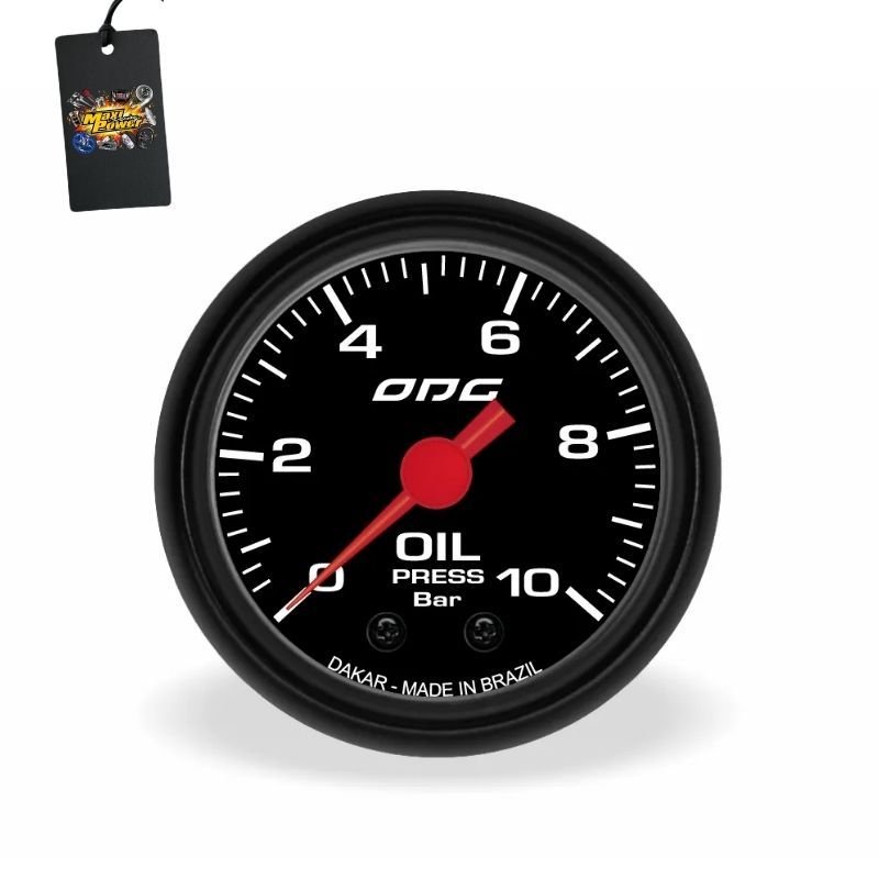 MANÔMETRO DE OLEO 10BAR 52MM - DAKAR