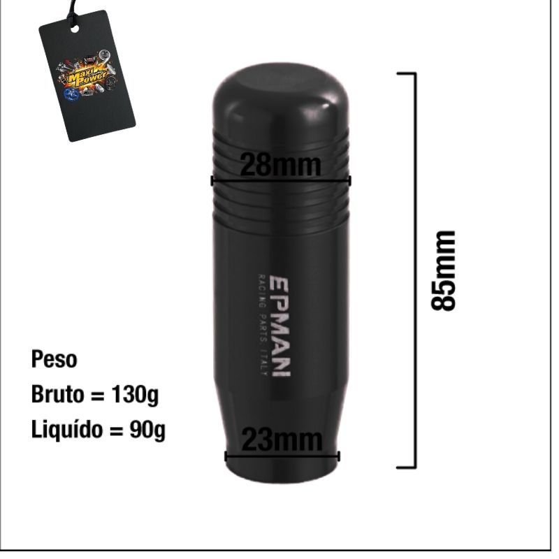 MANOPLA LONGA ALUMÍNIO