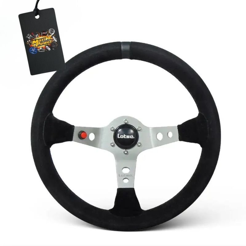 VOLANTE ESPORTIVO LOTSE DAKAR S CAMURÇA HASTE PRATA COM CUBO